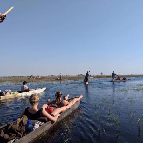 Okavango Delta cruise Team 1